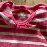 Pink Striped Romper | 6-9 mo | Old Navy