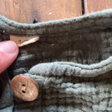 Green Muslin Overall | Unbranded