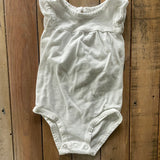 Ruffle Shoulder Tank Onesie | 6-9 mo | Carter's