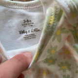 Funky Flower Short Sleeve Onesie | Mikey & Lottie
