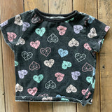 Diamond Hearts Short Sleeve | 6-9 mo | Garanimals