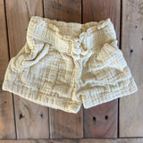 White Muslin Shorts | 0-3 months | Garanimals