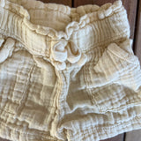 White Muslin Shorts | 0-3 months | Garanimals