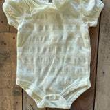 Lace and Ruffles Short Sleeve Onesie | Nicole Miller