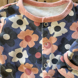 Funky Flowers Snap Up Pajama