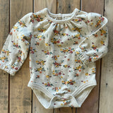 Flowers Long Sleeve Onesie | Baby Essentials