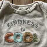 Kindness is Cool Onesie | 6-9 mo | Rabbit + Bear