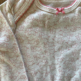 Light Pink Elephants Long Sleeve Onesie | Carter's