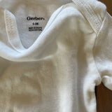 Plain White Long Sleeve Onesie with Foldover Cuffs | Gerber