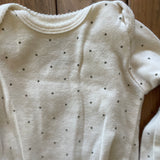 White Polka Dot Onesie | 0-3 mo | Carter's