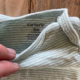Blue Striped Short Sleeve Onesie | Carter's