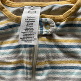 Striped Zip Up Pajama | 6-9 mo | Gerber