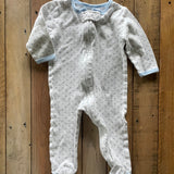 Polka Dots Zip Up Pajama | 6-9 mo | PS