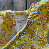 Yellow Flowers Short Sleeve Onesie | Carter's