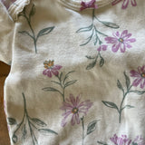 Purple Flowers Short Sleeve Onesie | Carter's