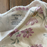 Purple Flowers Short Sleeve Onesie | Carter's