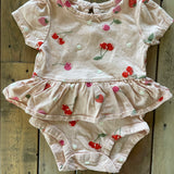 Little Cherries Short Sleeve Dress Onesie | Carter's