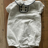 Collared Romper | 6-9 mo | Janie & Jack