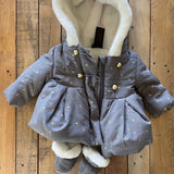 Puffy Sherpa Jacket with Mittens | Cynthia Rowley