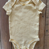 Yellow Stripe Onesie | 0-3 mo | Carter's