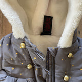 Puffy Sherpa Jacket with Mittens | Cynthia Rowley