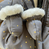 Puffy Sherpa Jacket with Mittens | Cynthia Rowley
