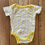 Yellow Hearts Onesie | 0-3 mo