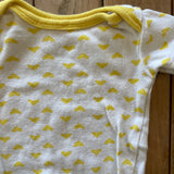 Yellow Hearts Onesie | 0-3 mo