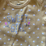 Yellow "Sweet Girl" Onesie | 0-3 mo | Carter's