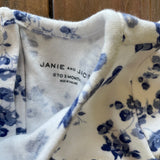 Blue Ornate Flower Romper | Janie + Jack