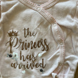The Princess Has Arrived Side Snap Shirt | 0-3 mo