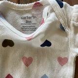 Happy Hearts Short Sleeve Onesie | Carter's