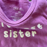 Littlest Sister Short Sleeve Onesie | Okie Dokie