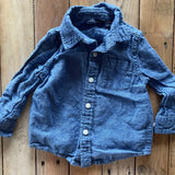 Denim Button Up | 6-9 mo | Janie & Jack