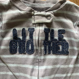 Little Brother Zip Up Pajama | 6-9 mo | Carter's