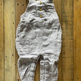 Organic Purple Muslin Romper | 12-18 mo | Little Planet Organics
