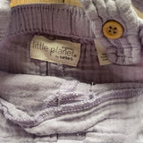 Organic Purple Muslin Romper | 12-18 mo | Little Planet Organics