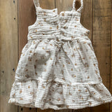 Organic Flowers Dress | 12-18 mo | Little Planet Organics