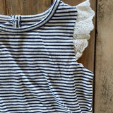 Striped Flutter Shoulder Tank | Osh Kosh B'Gosh