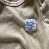 Organic Always Happy Onesie | 3-6 mo | Easy Peasy