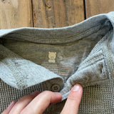 Grey Long Sleeve Henley | Primary