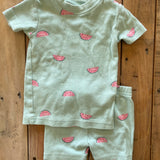 Watermelon Print Pajama Set | 9-12 mo | Carter's