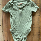 Green Ribbed Onesie | 9-12 mo | Cat & Jack