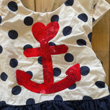 Anchor Ruffle Tutu Dress | 9-12 mo | Maggie & Zoe