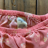 Pink Flowers Shorts Romper | Osh Kosh B'Gosh