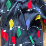 Xmas Lights Zip Up Pajama | 12-18 mo | Carter's