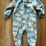 Polar Bear Zip Up Pajama | 12-18 mo | Carter's