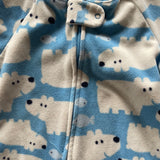 Polar Bear Zip Up Pajama | 12-18 mo | Carter's