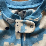 Polar Bear Zip Up Pajama | 12-18 mo | Carter's