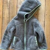 Grey Sherpa Zip Up | Old Navy